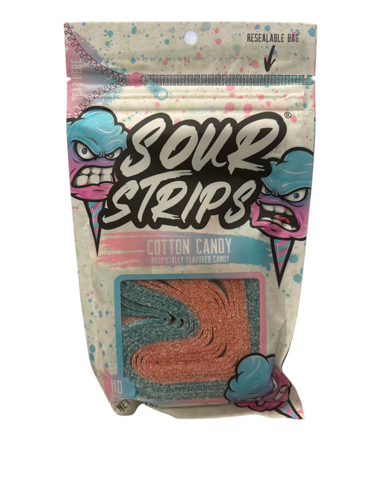 Sour Strips Cotton Candy 3.4OZ