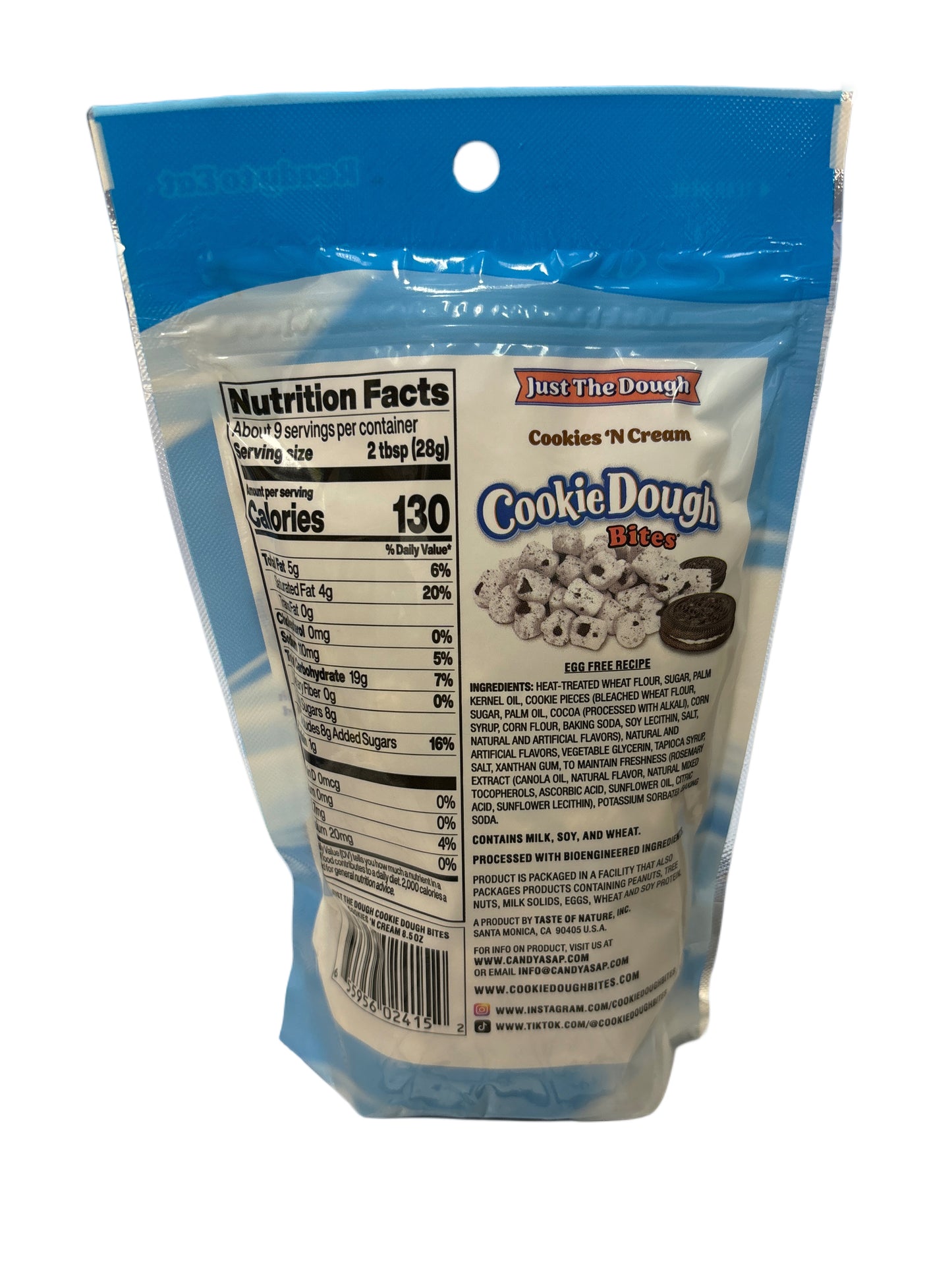 Cookie Dough Bites Cookies 'N Creme Bag 8.5OZ