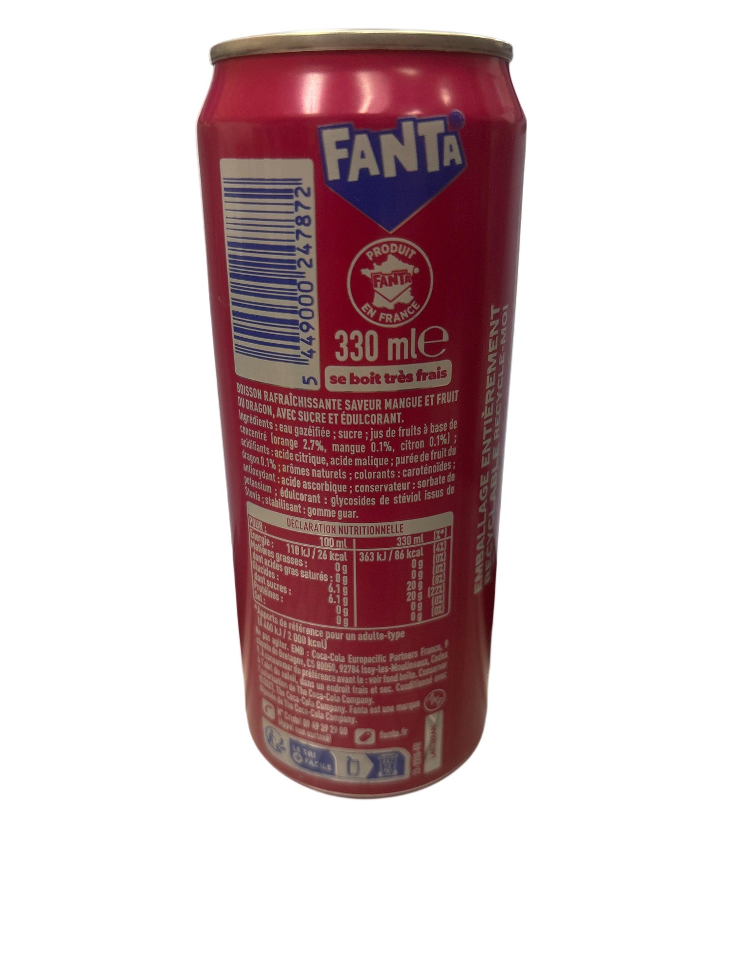 Fanta Mango Dragon Fruit 330ML