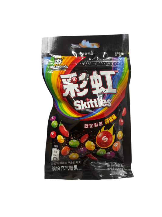 Skittles Spicy And Sweet Candy Bag 40G - China Edition