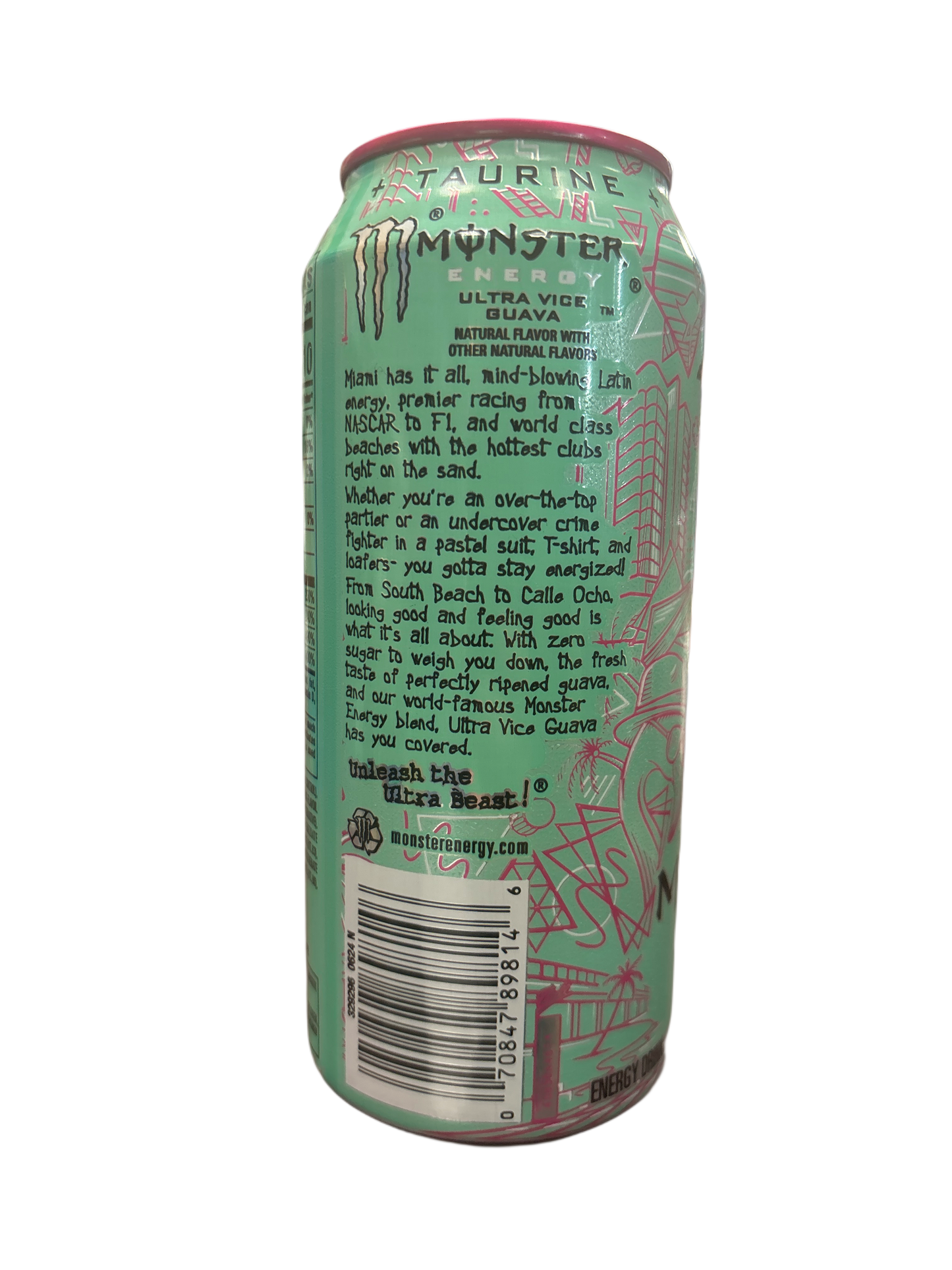 Monster Energy Zero Sugar Ultra Vice Guava 16OZ