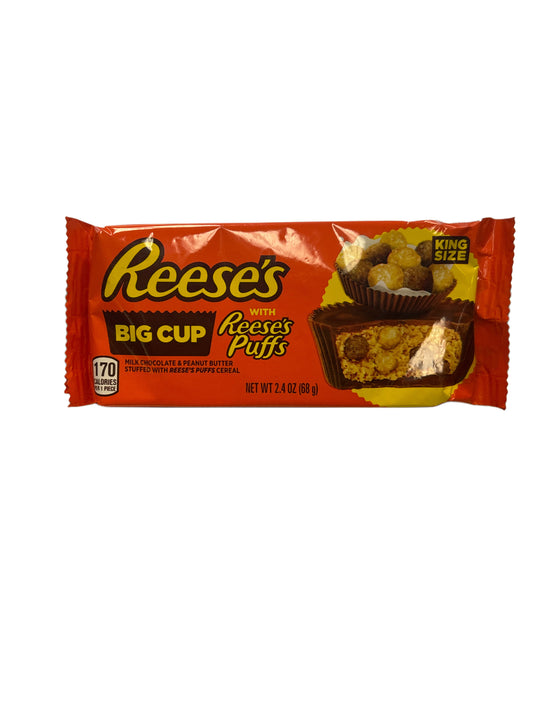 Reese's Big Cup With Reese's Puffs King Size 2.4OZ