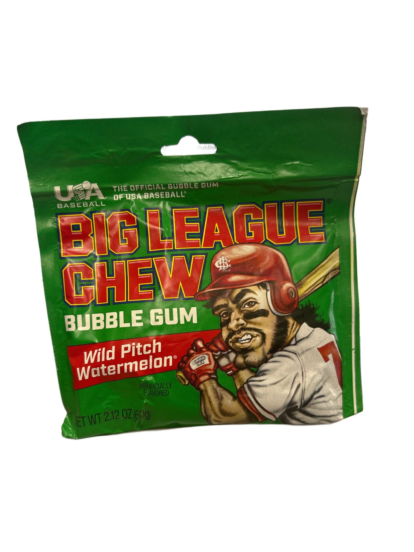 Big League Chew Bubble Gum Wild Pitch Watermelon 2.12OZ