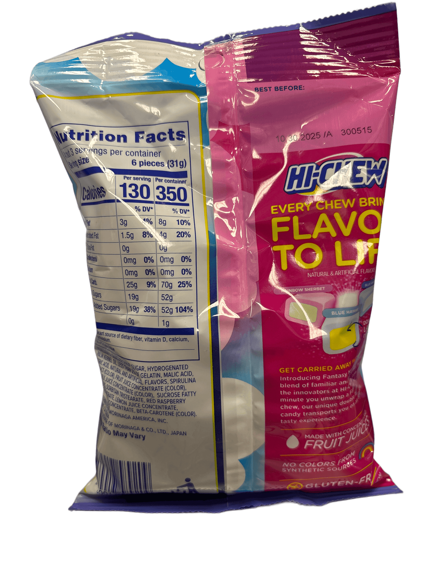 HI-CHEW Fantasy Mix Candy Bag 3OZ