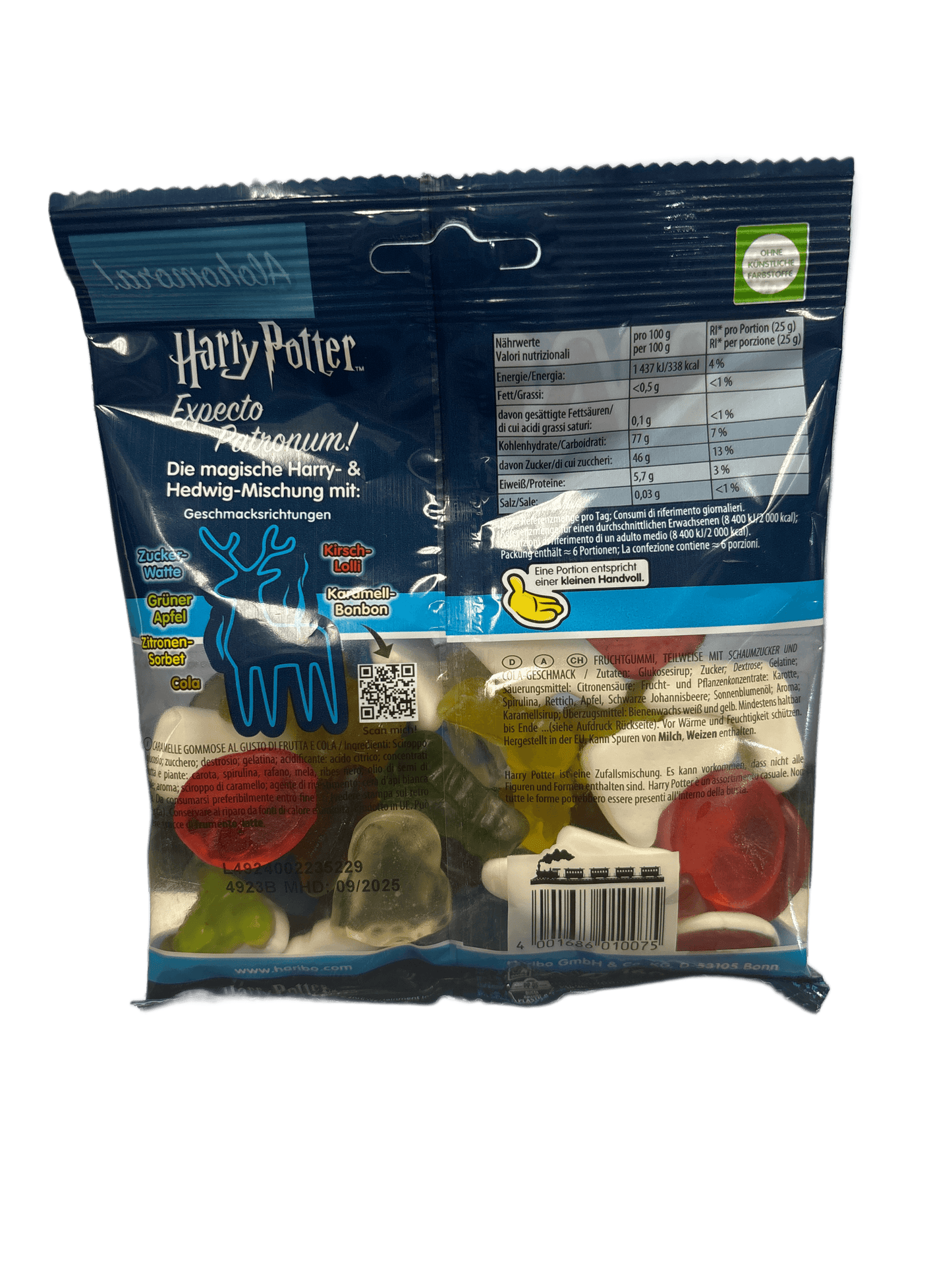 Haribo Harry Potter Candy Bag Limited Edition 160G - Euro Edition