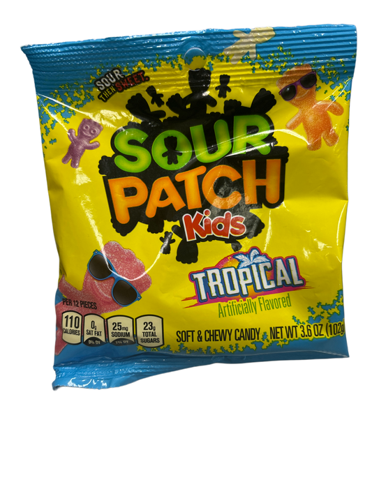 Sour Patch Tropical Candy Bag 3.6OZ