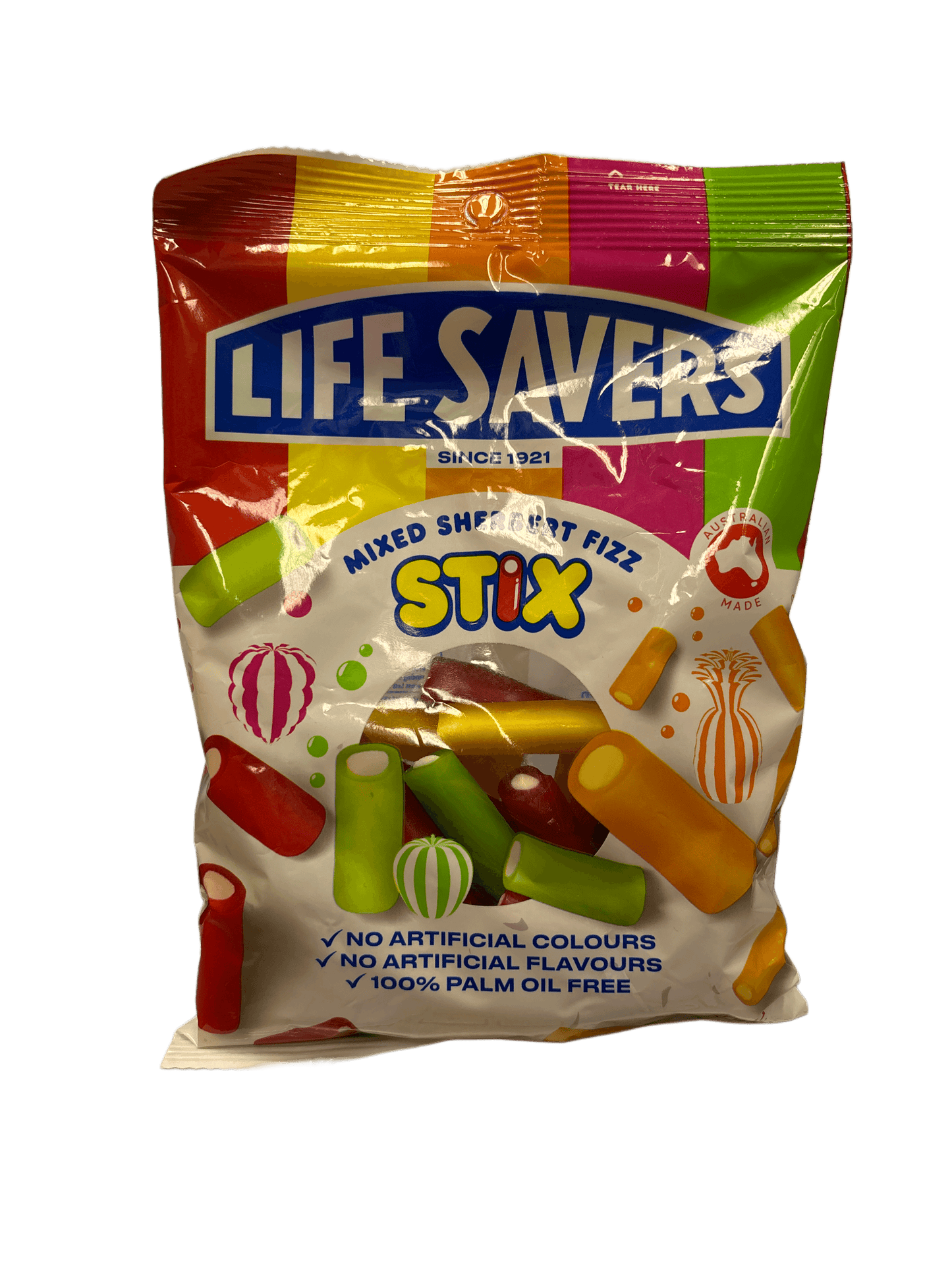 Life Savers Mixed Sherbert Fizz Stix Bag 200G