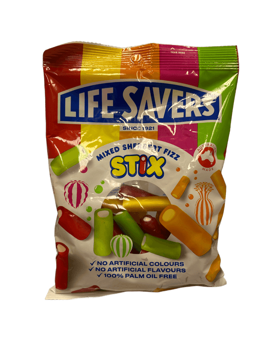 Life Savers Mixed Sherbert Fizz Stix Bag 200G