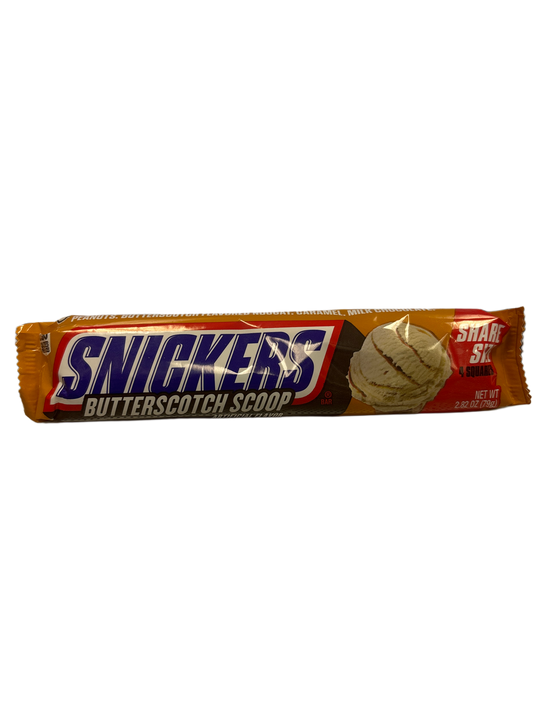 Snickers Butterscotch Scoop Chocolate Bar Share Size 2.82OZ