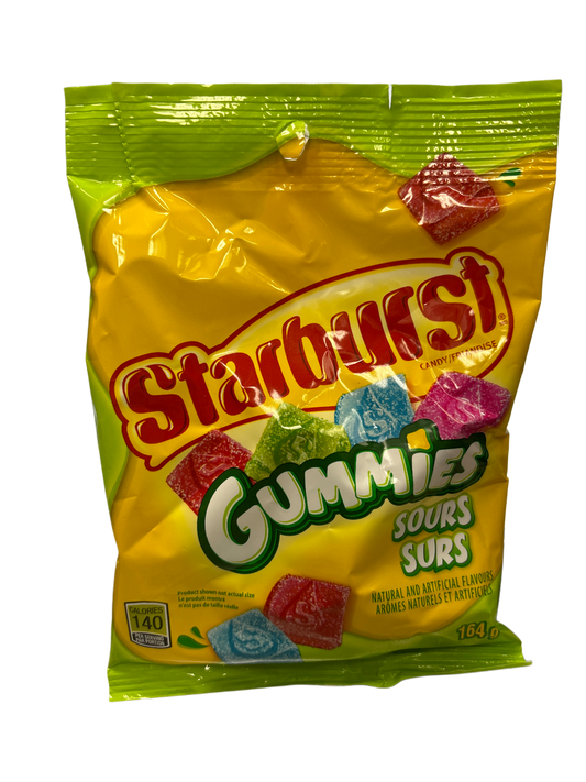 Starburst Gummies Sours Candy Bag 164G