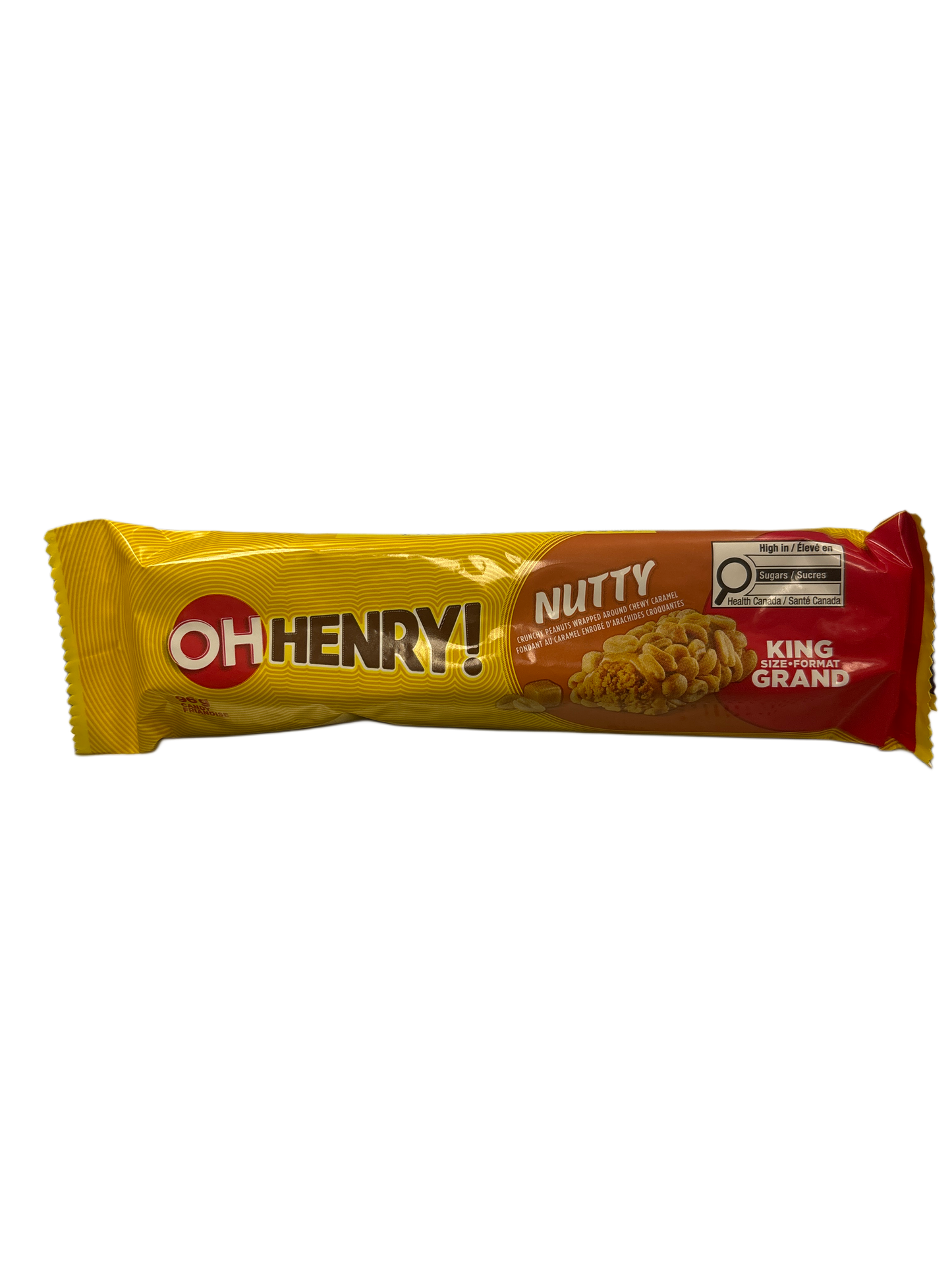 Oh Henry King Size Nutty Crunchy Peanuts Caramel Chocolate Bar - 96G