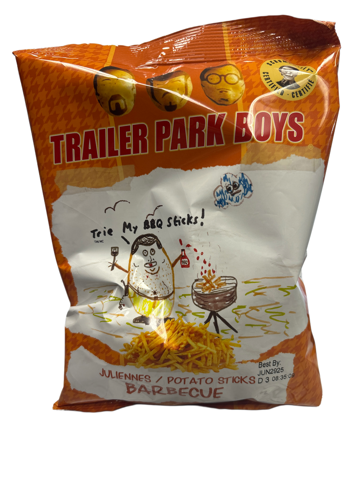 Trailer Park Boys Barbecue Potato Sticks 3.5OZ