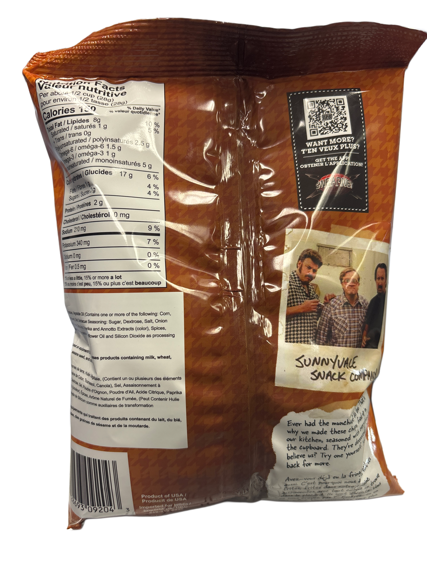 Trailer Park Boys Barbecue Potato Sticks 3.5OZ