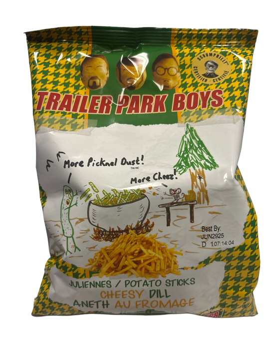 Trailer Park Boys Cheesy Dill Potato Sticks 3.5OZ