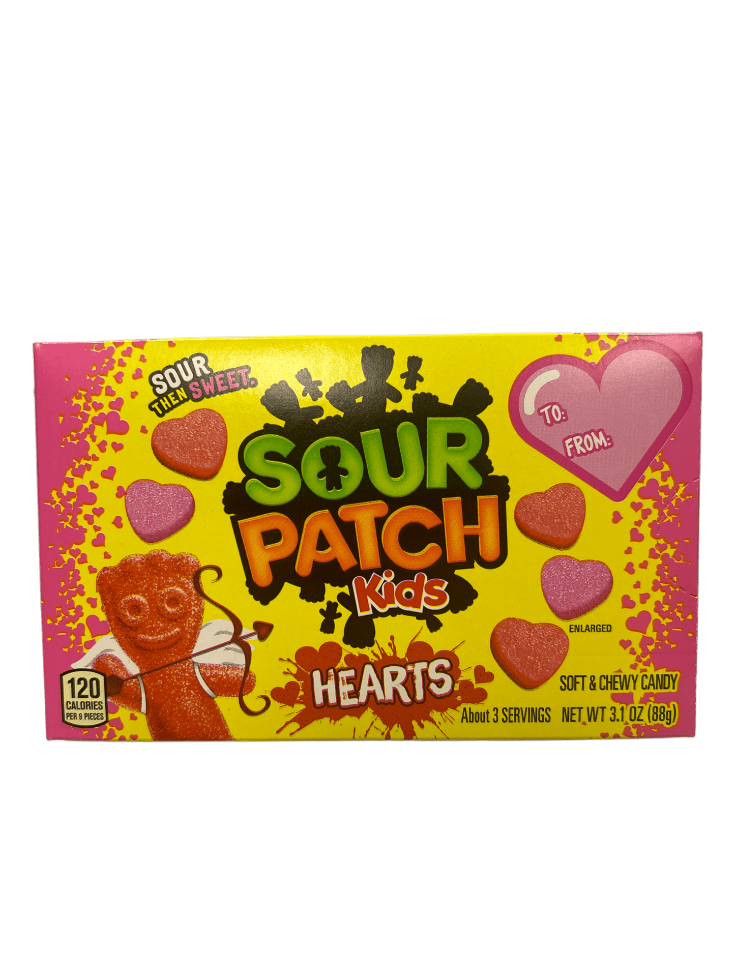 Sour Patch Kids Valentines Hearts Theatre Box 3.1OZ