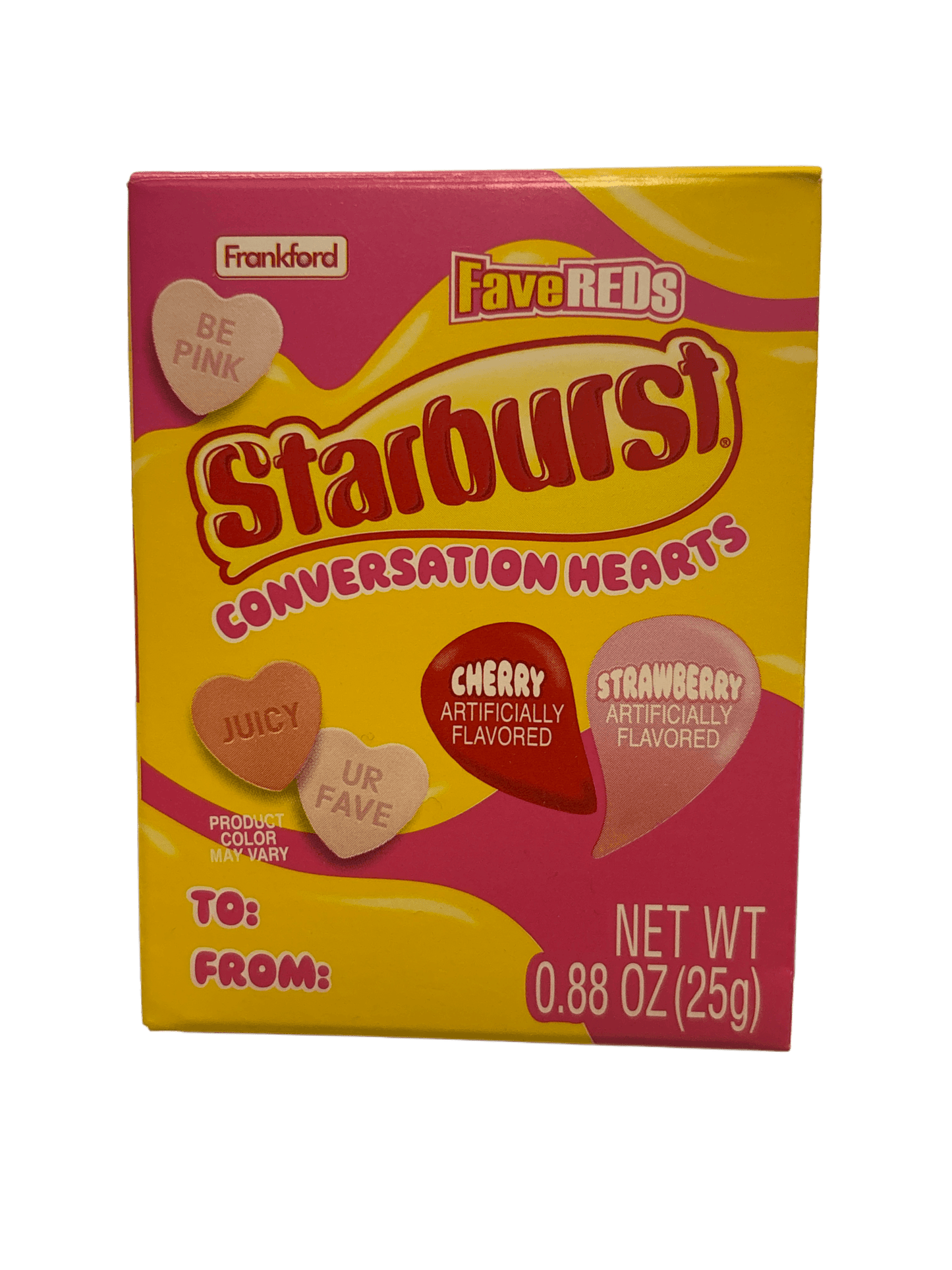 Starburst Valentines Conversation Hearts 0.88OZ