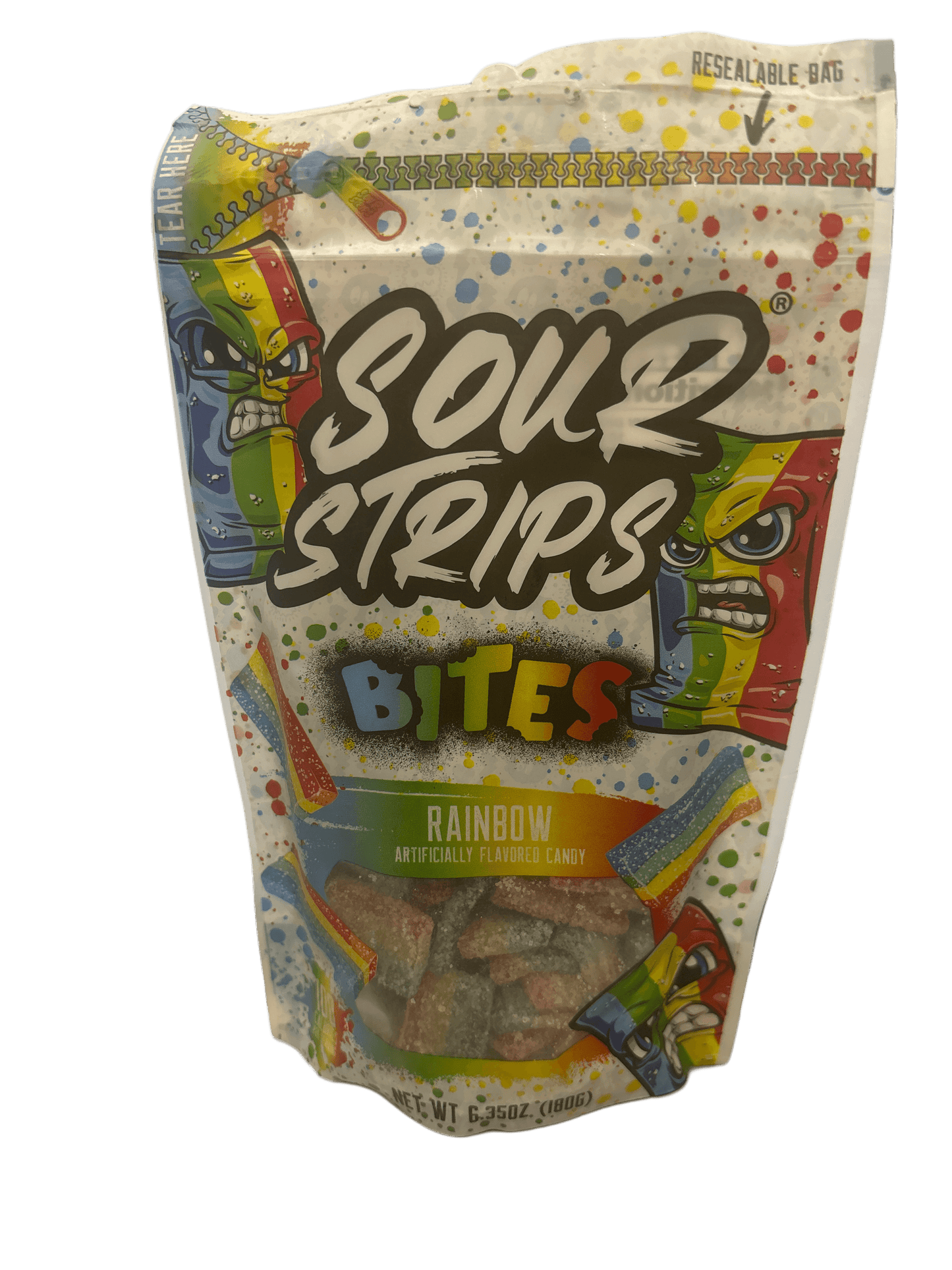 Sour Strips Bites Rainbow 6.35OZ