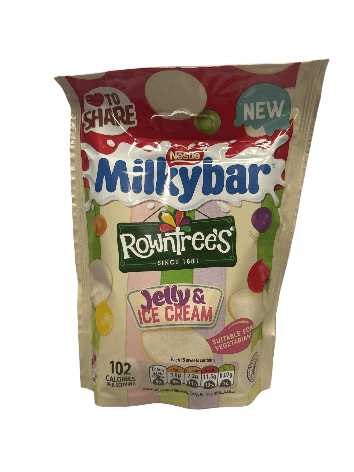 Milky Bar Rowntree's Jelly & Ice Cream 95G