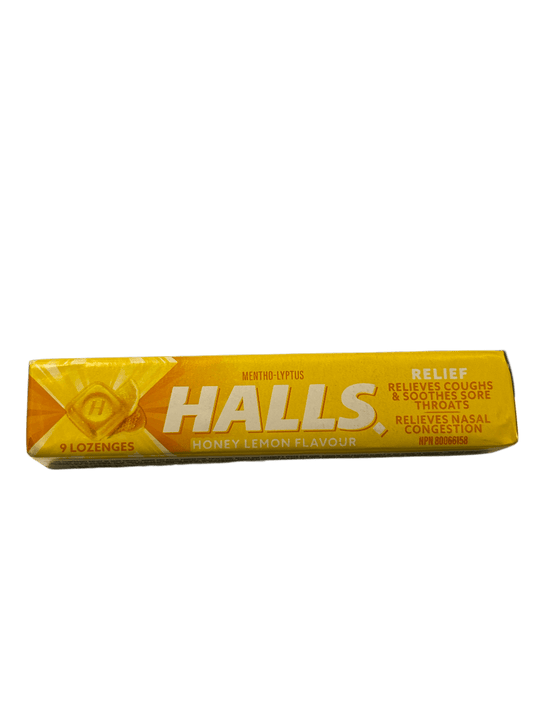 HALLS Honey Lemon Flavour 9 Lozenges