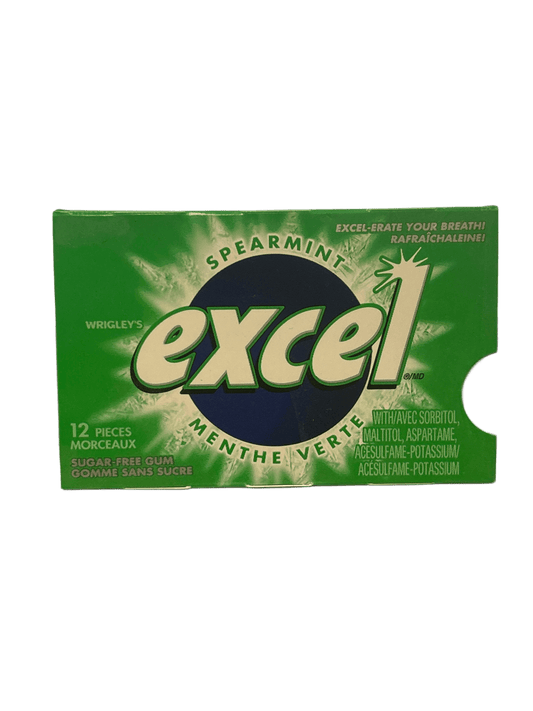 Excel Spearmint Gum 12 Pieces