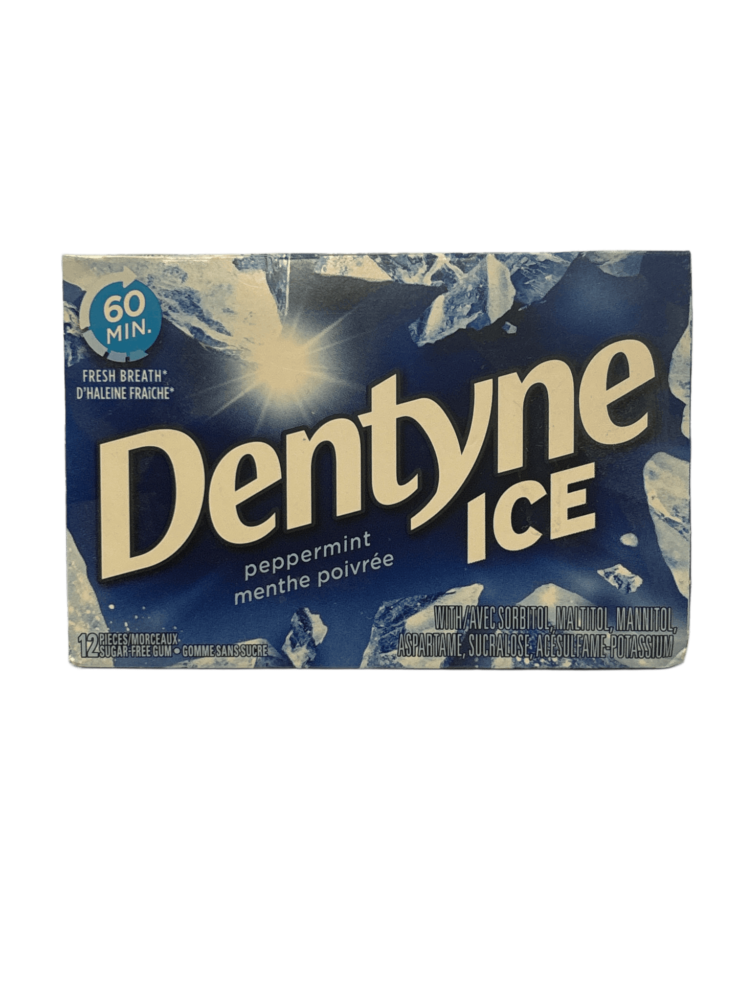 Dentyne Ice Peppermint Gum 12 Pieces