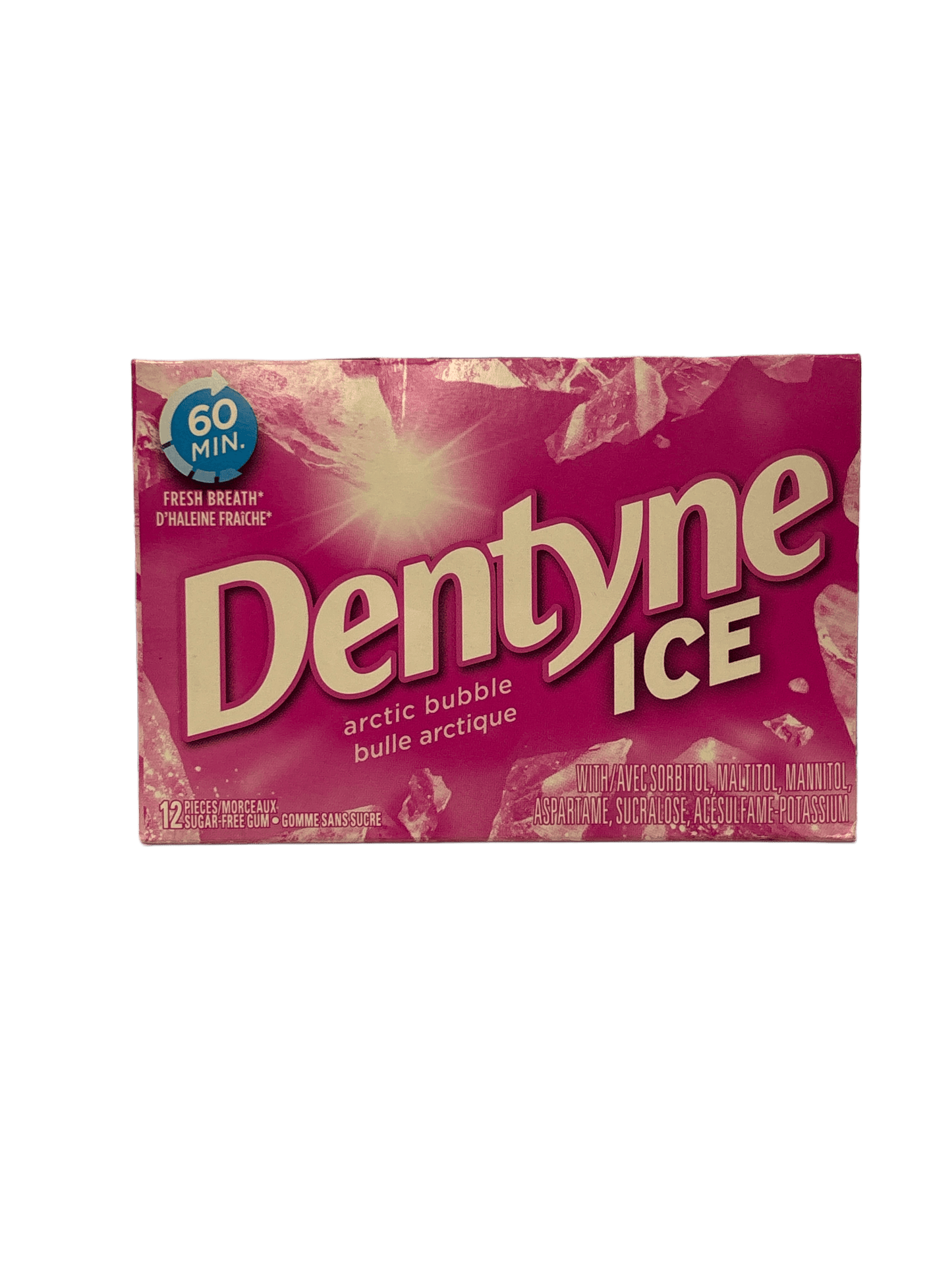 Dentyne Ice Arctic Bubble Gum 12 Pieces