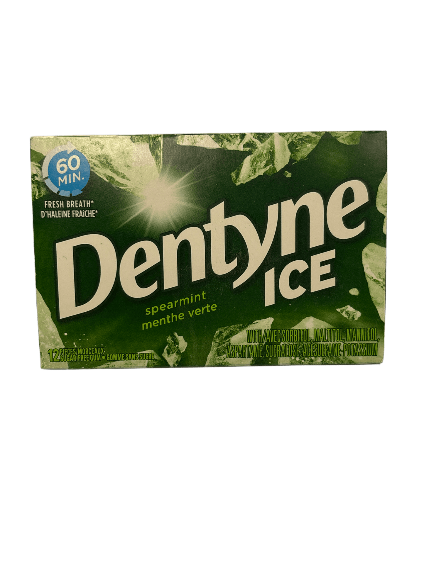 Dentyne Ice Spearmint Gum 12 Pieces