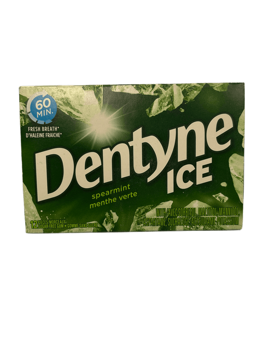 Dentyne Ice Spearmint Gum 12 Pieces