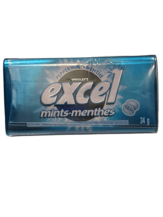 Excel Mints Peppermint 34G