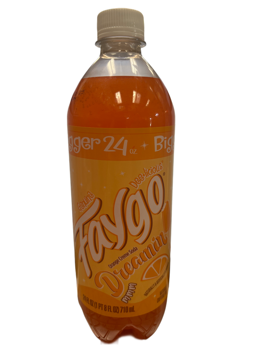 Faygo Orange Creme Soda Dreamin Bottle 710ML