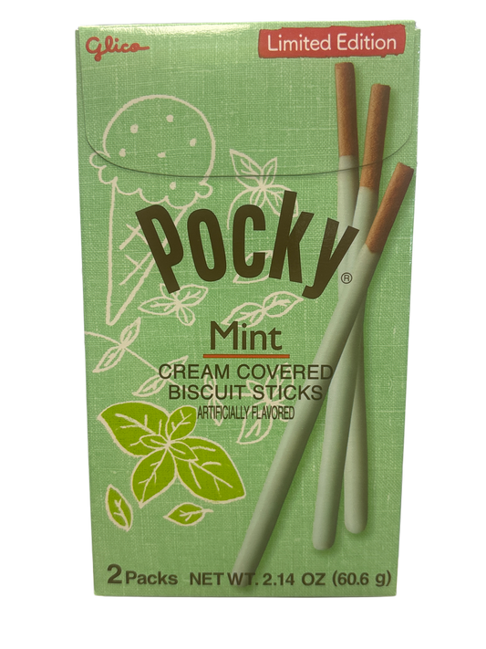 Pocky Mint Cream Covered Biscuit Sticks 2.14OZ