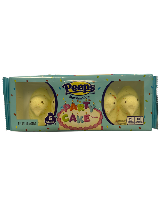 Peeps Marshmallow Party Cake Chicks, 5 Stück