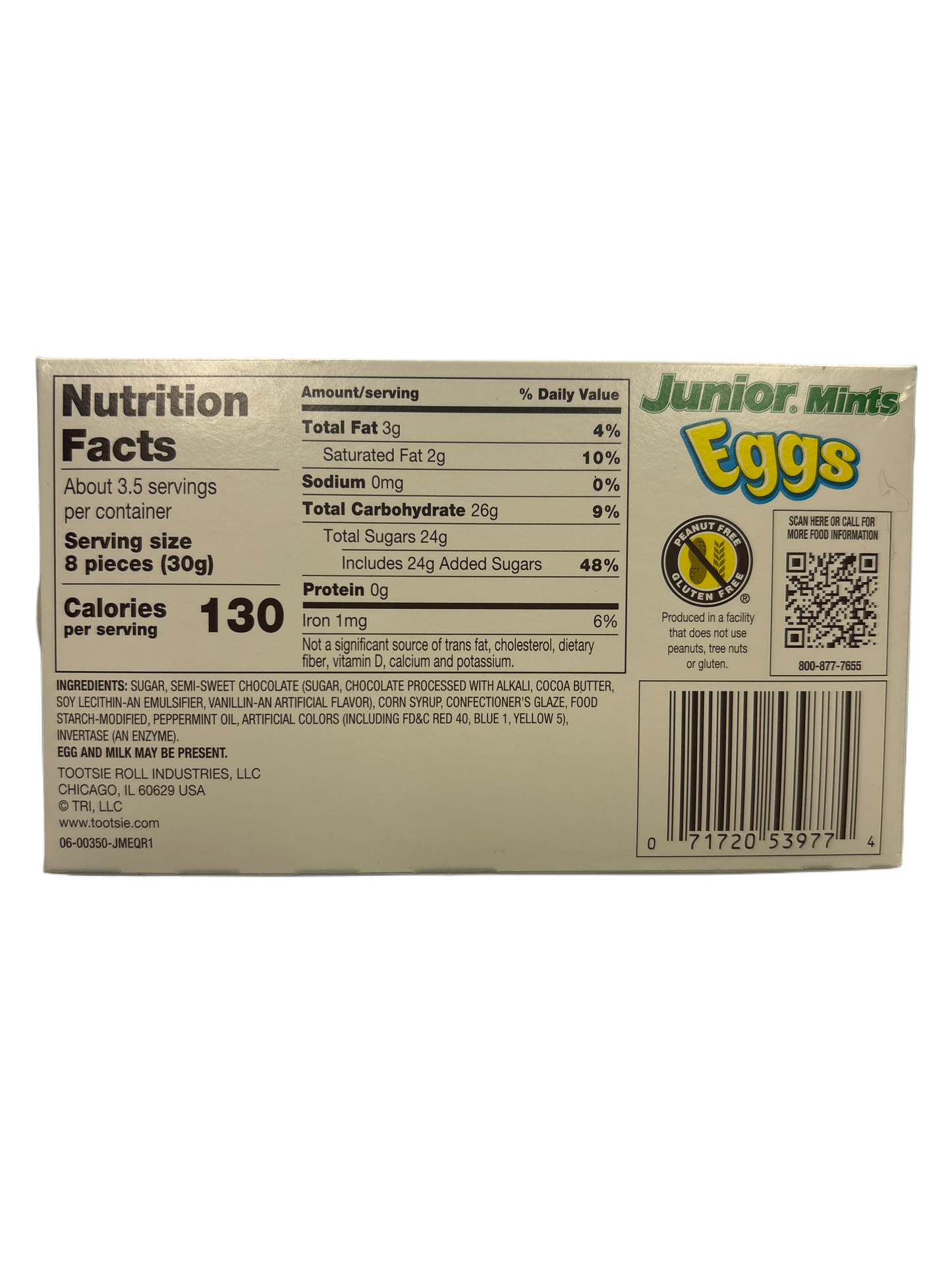 Junior Mints Eggs Easter Theatre Box 3.5OZ