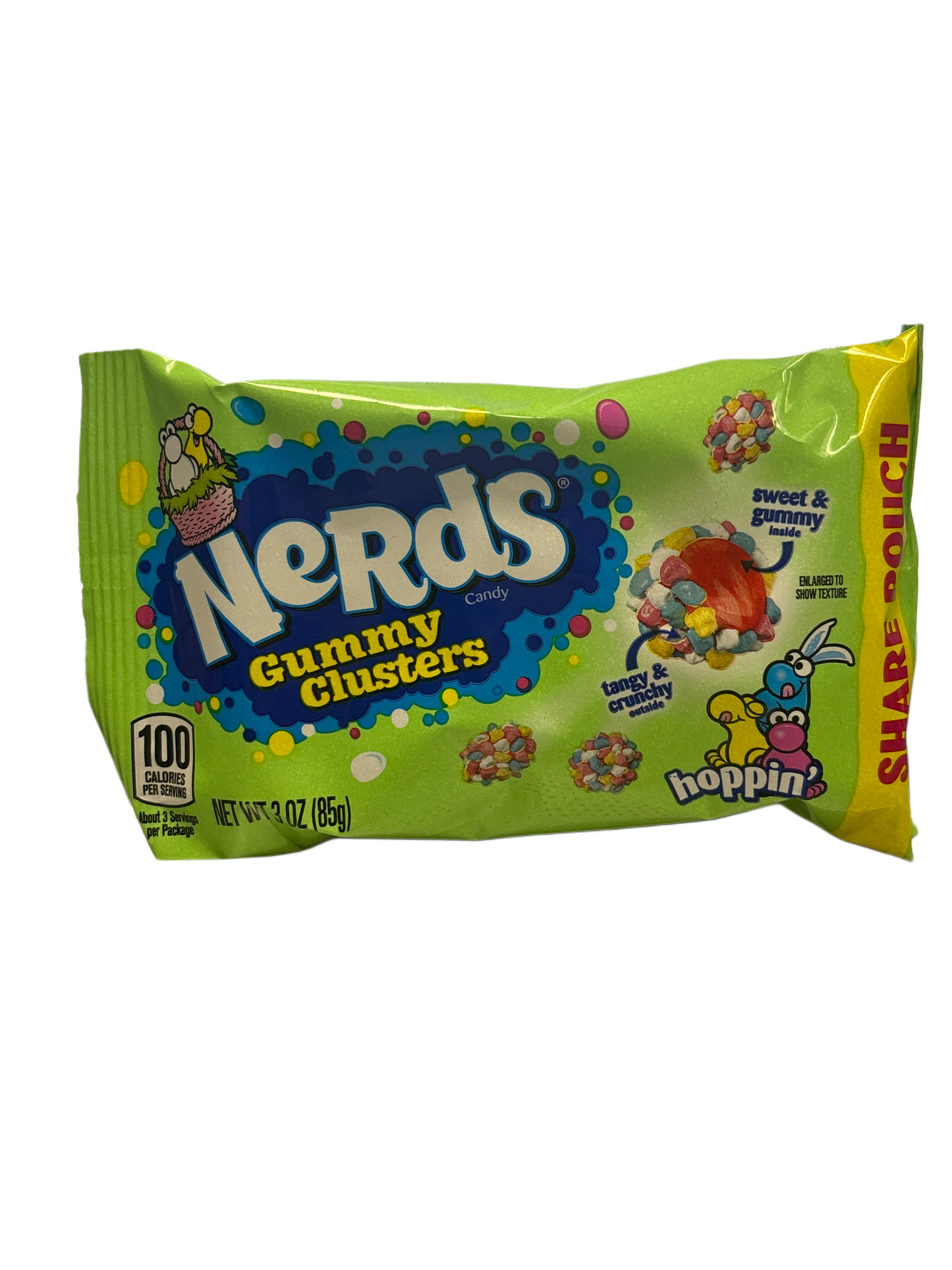 Nerds Gummy Clusters Easter Hoppin' Share Pouch 85G