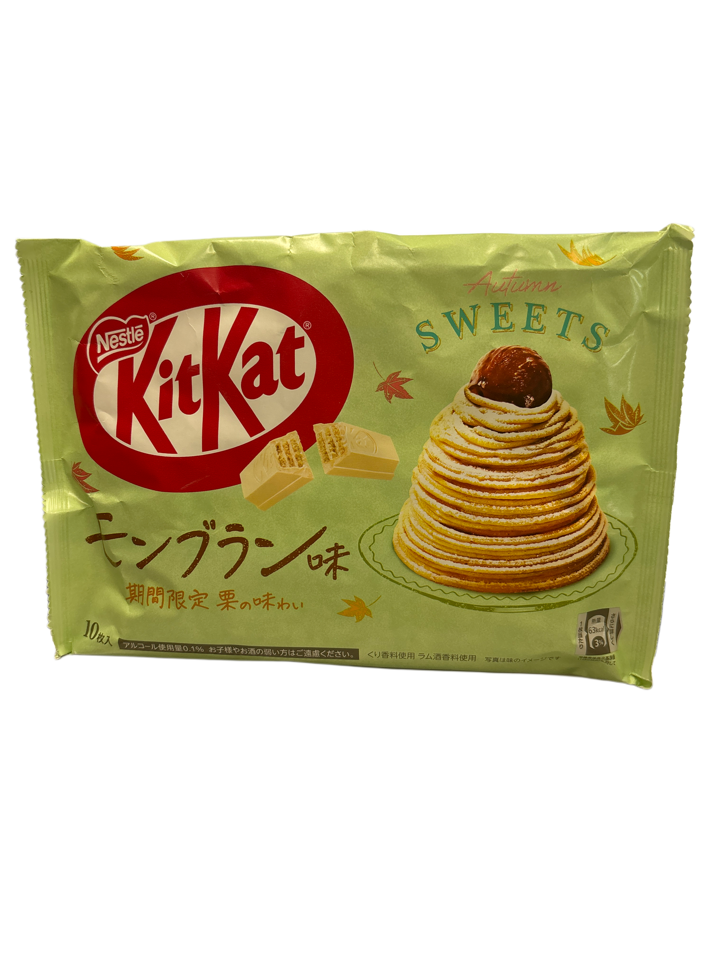 Kit Kat Mont Blanc Chocolate Wafer Bar Pack 10 - Japan Edition