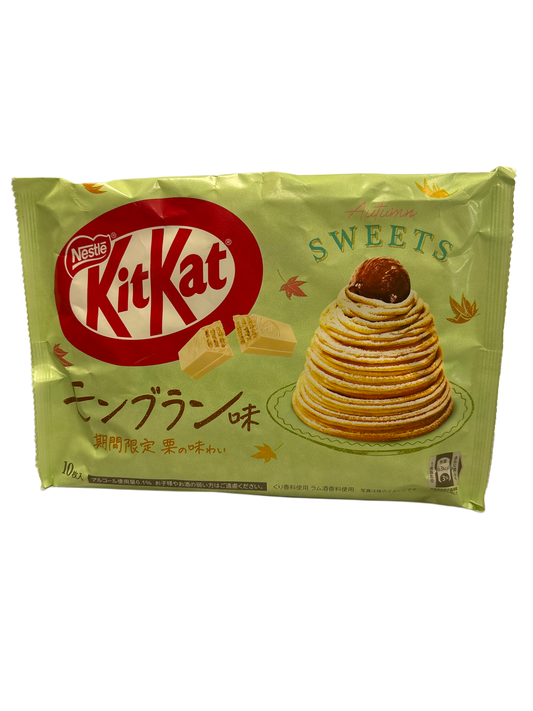 Kit Kat Mont Blanc Chocolate Wafer Bar Pack 10 - Japan Edition