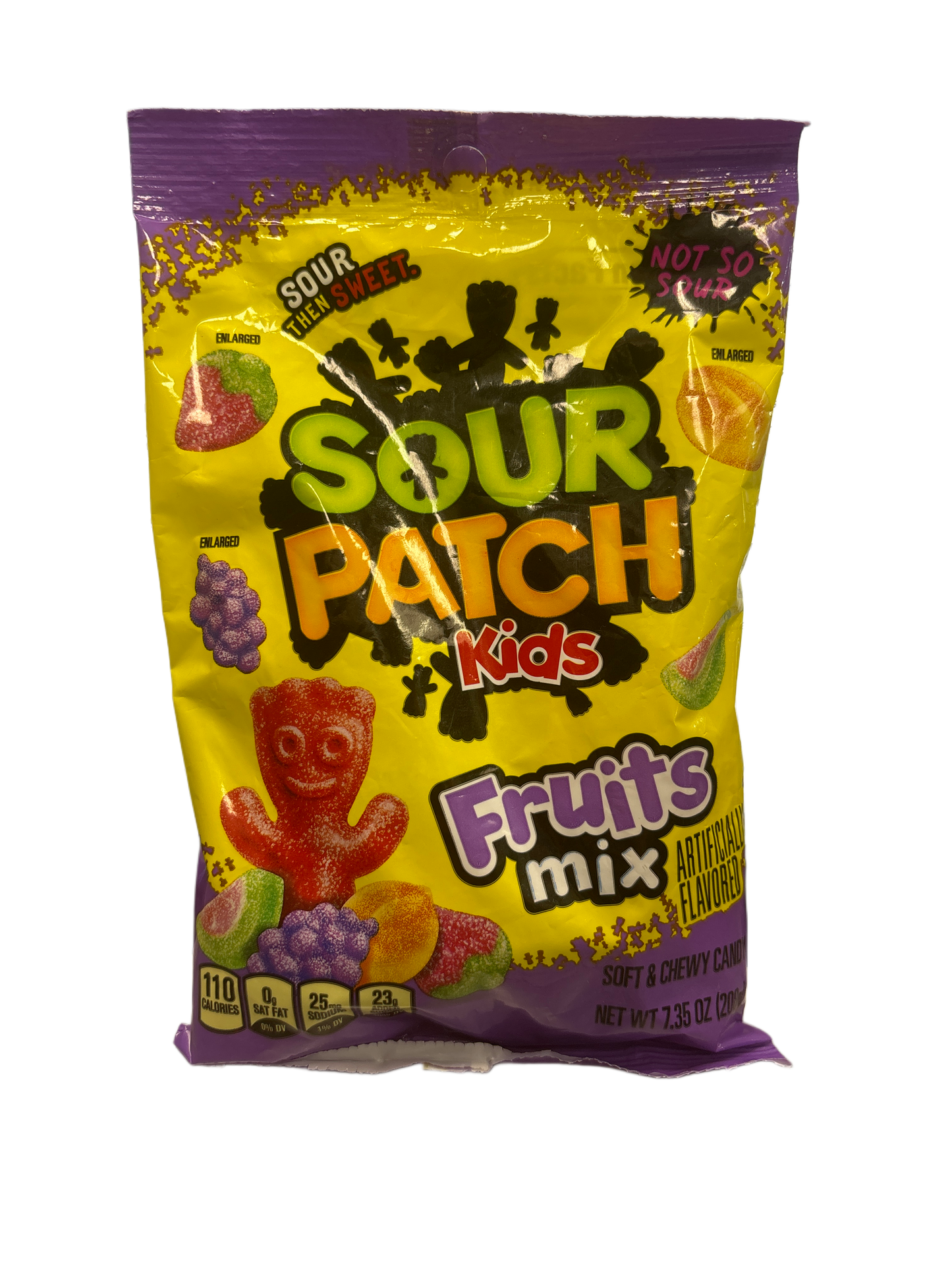 Sour Patch Kids Fruits Mix - Not So Sour Candy Bag 7.35OZ