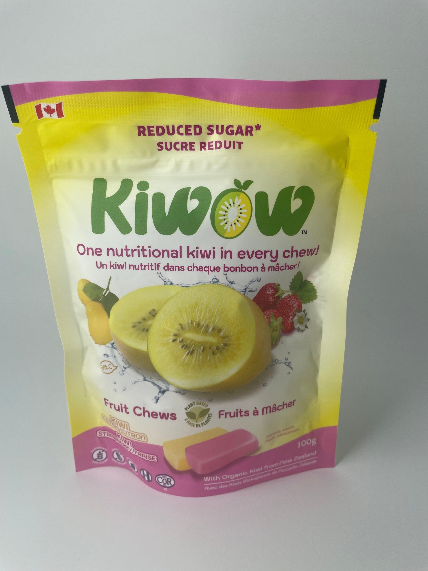 KIWOW Mixed Fruit Candy Bag 100G - Canada Edition