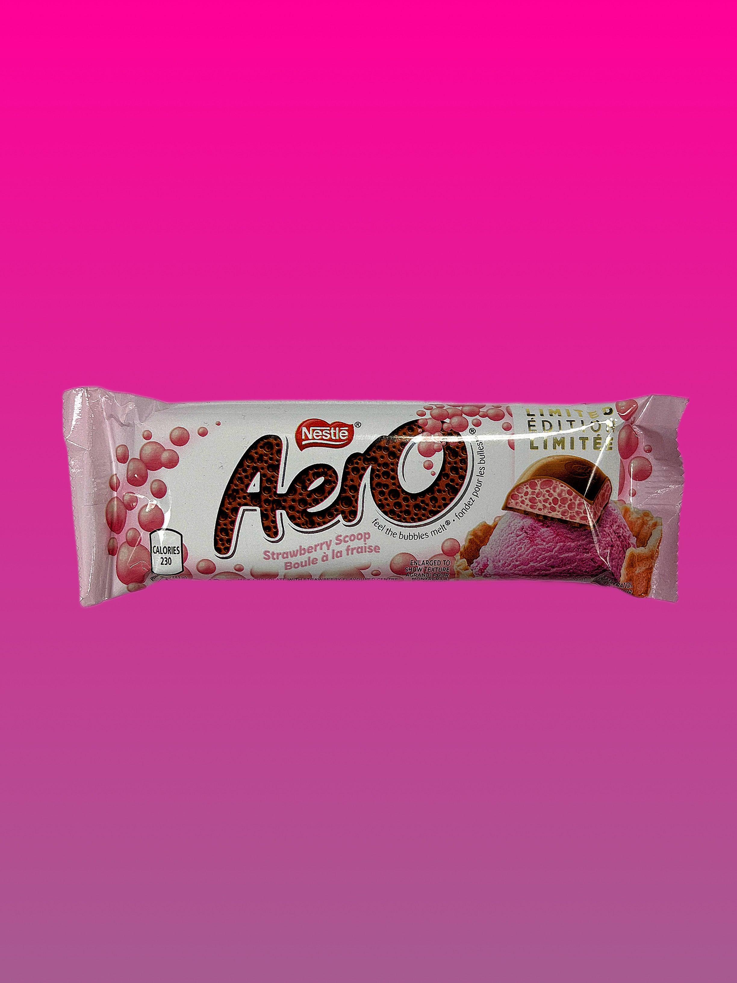 Aero Strawberry Scoop Chocolate Bar - Limited Edition