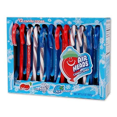 Airheads Christmas Candy Canes - 12 Count - Extreme Snacks