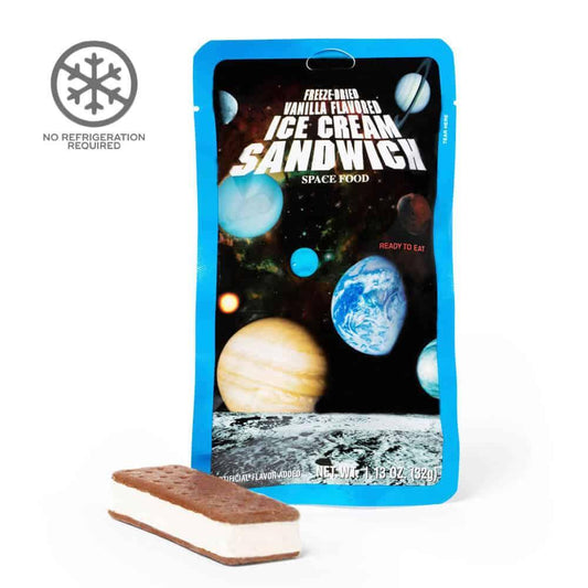 Astronaut Freeze Dried Ice Cream Sandwich Vanilla - Extreme Snacks