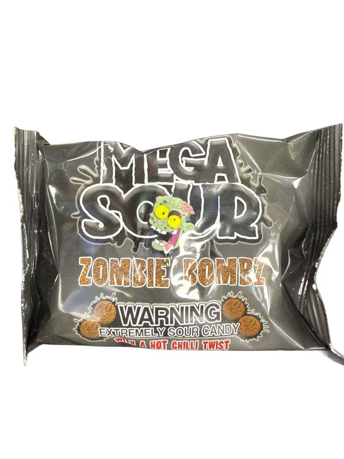 Barnetts Hot Chilli Zombie Bombz Mega Sours 104G UK Edition front packaging image 1