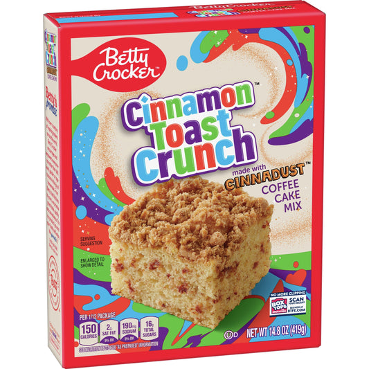 Betty Crocker Cinnamon Toast Crunch Coffee Cake Mix 419G - Extreme Snacks