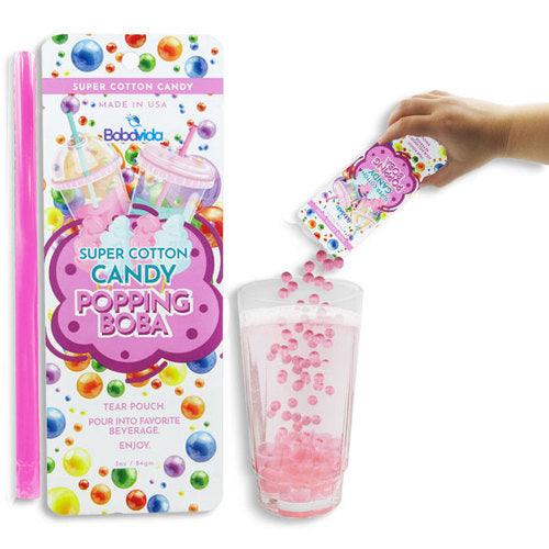 BobaVida Super Cotton Candy Popping Boba Pouch (84g) - Extreme Snacks