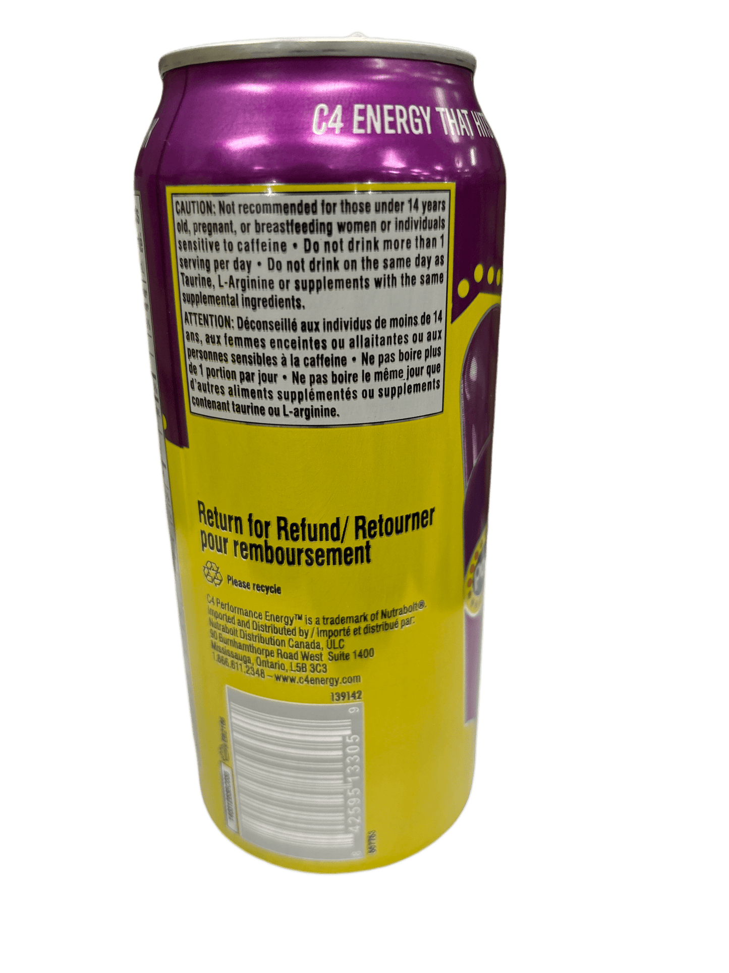 C4 Popsicle Grape Energy Drink 473ML - Extreme Snacks