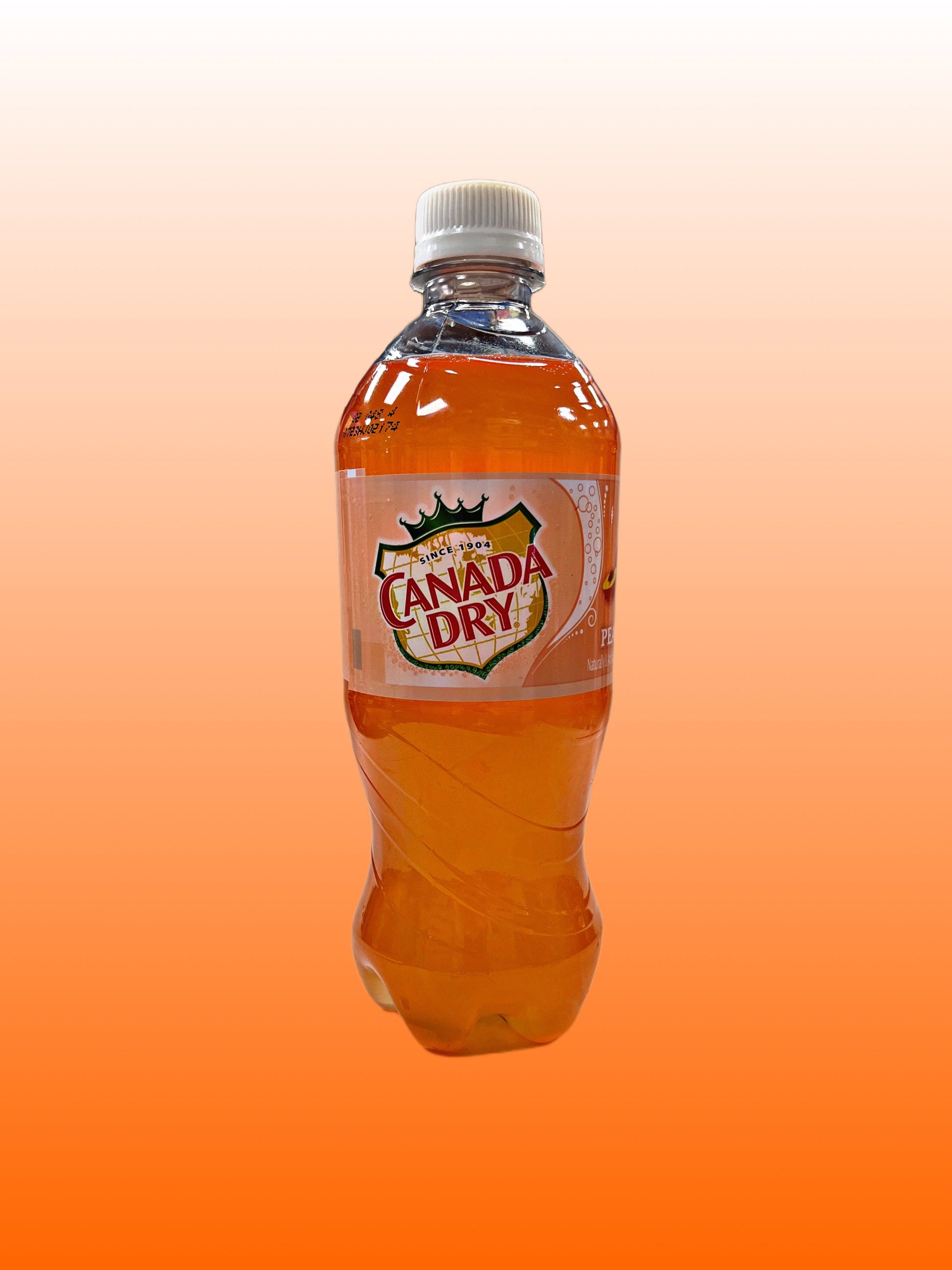 Canada Dry Peach Bottle 20OZ - Extreme Snacks