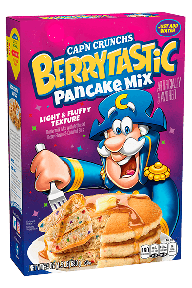 Cap'n Crunch's Berrytastic Pancake Mix - Extreme Snacks