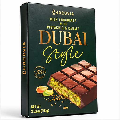 Chocovia Dubai pistachio kadaif chocolate 100g image 3