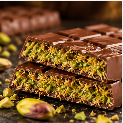 Chocovia Dubai pistachio kadaif chocolate 100g image 4