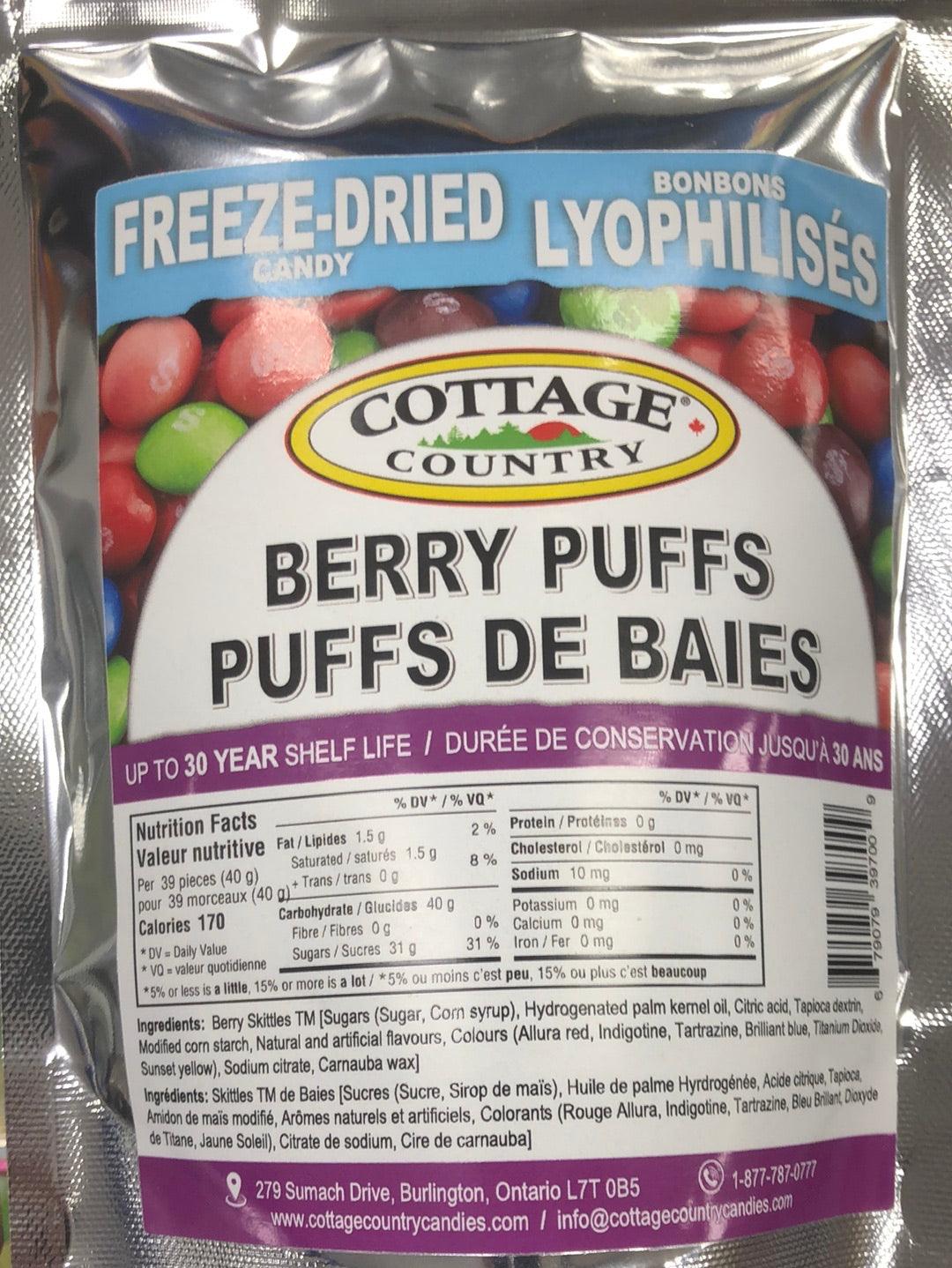 Cottage Country Freeze Dried Berry Puffs Skittles - Extreme Snacks